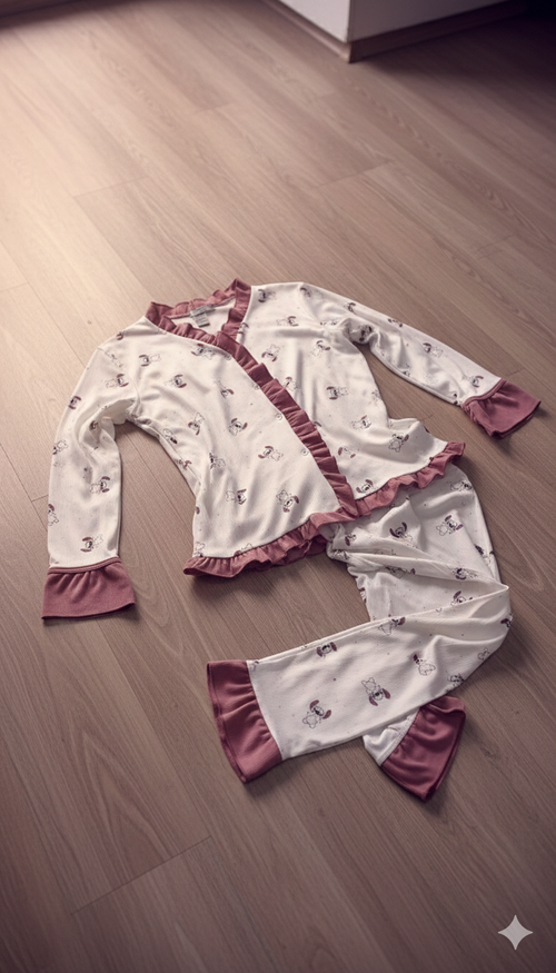 Pyjama Élégance à Volants